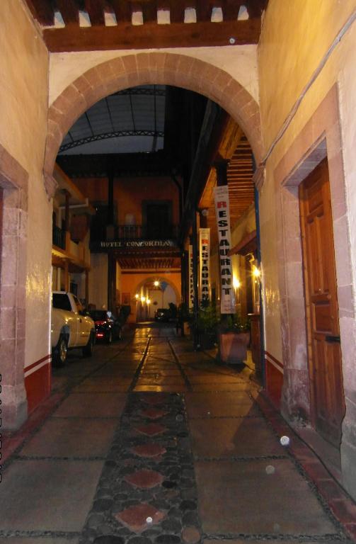 Pátzcuaro Hotel Concordia المظهر الخارجي الصورة