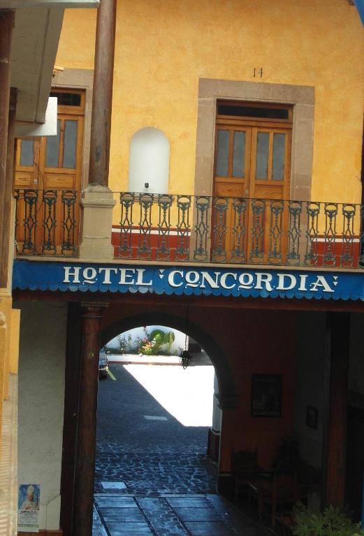 Pátzcuaro Hotel Concordia المظهر الخارجي الصورة